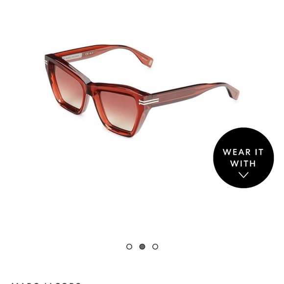 MARC JACOBS MJ1001/S red havana sunglasees - Picture 3 of 5